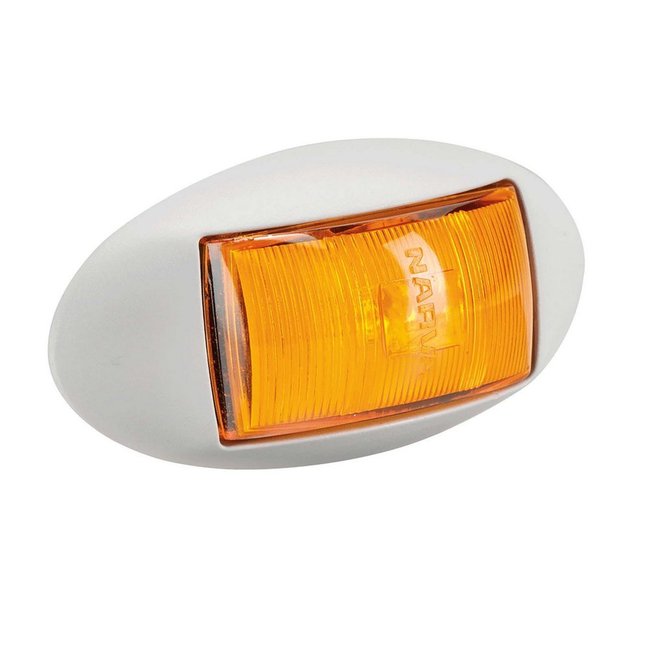 LED Side Marker Amber White Base 10-33V