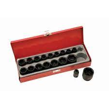 Sidchrome 18 Piece 1/2 inch Drive Impact Socket Set