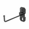 Pinnacle Gloss Black Heavy Duty Single Prong Pegboard Hook - 10 Pack