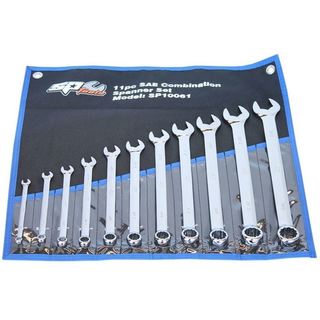 Spanner Set 11Pc Imperial Quad Drive