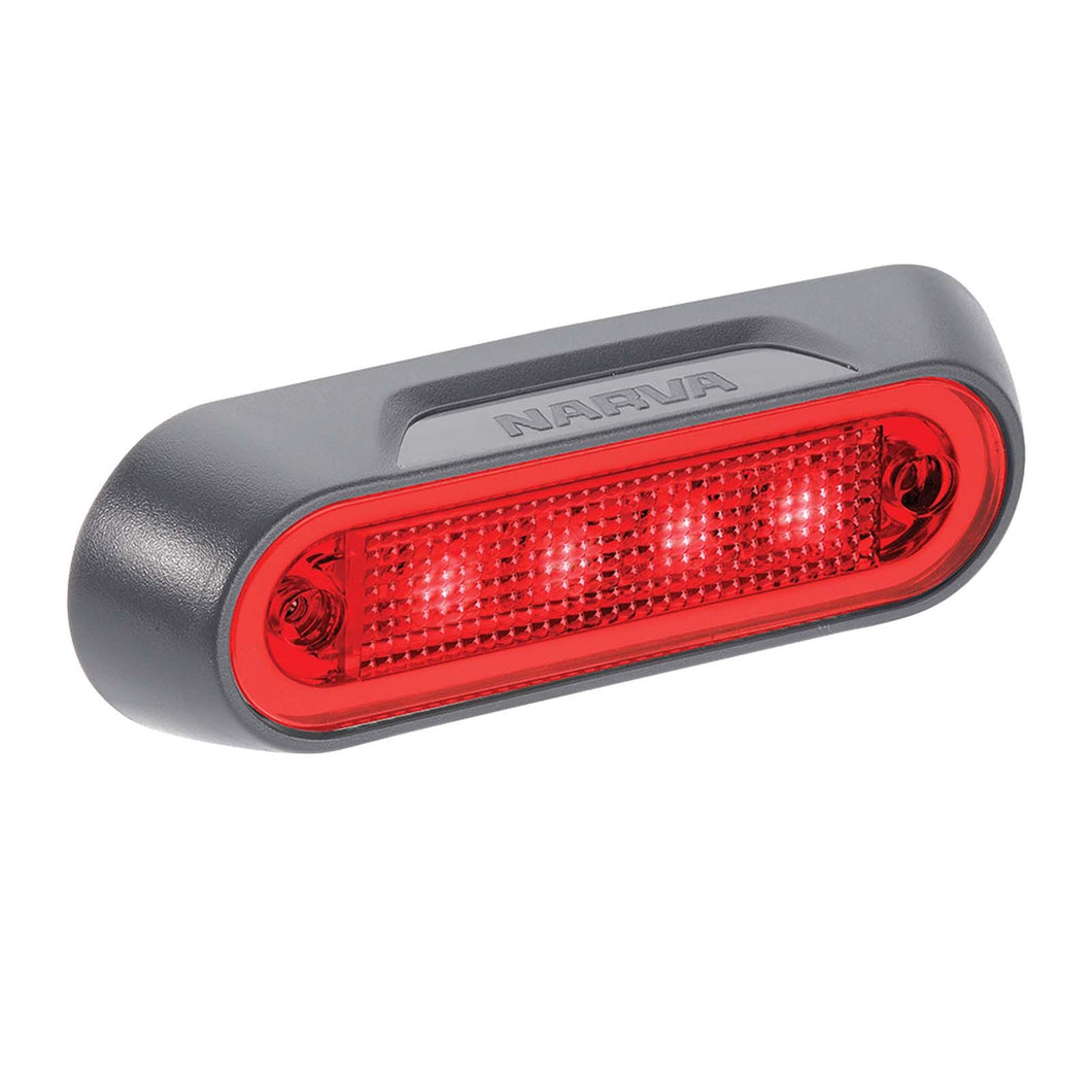 LED Rear End Marker Red Grey Base 10-30V