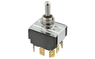 Toggle Switch Dual Pole On/Off/On 12-24V