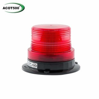 Beacon Small 6 LED 12-24V Flange Base Red