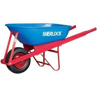 Sherlock 100L Steel Trade Tough Tray Wheelbarrow