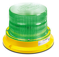 Beacon UltraRay Series LED 12-30V Flange Base Green