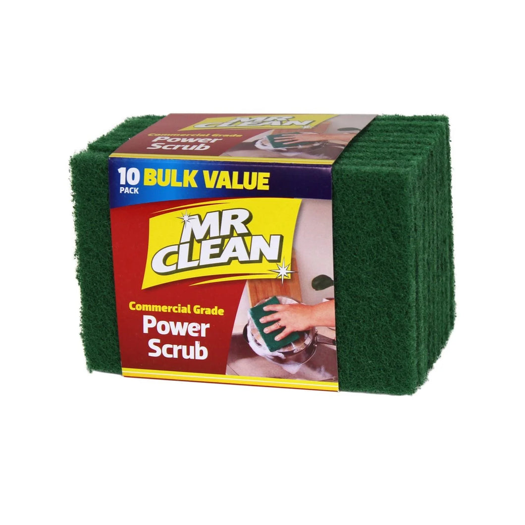 Mr Clean Power Scrub Scourers - 10 Pack