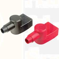 Battery Terminal Insulators Oval Entry Red