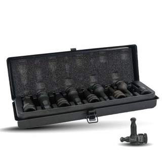 9 Piece Metric 1/2'' Square Drive Ball End Hex Bit Impact Socket Set