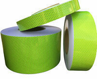 Fluro Lime DG Reflective Tape 50mm x 45.7m Roll