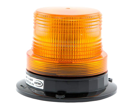 Beacon Small 4 LED 12-24V Flange Base Amber