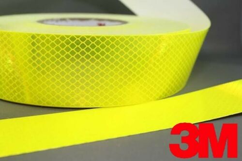 Fluro Lime DG Reflective Tape 50mm x 5m Roll