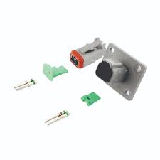 Deutsch Plug Kit 2 Pin Flange Mount