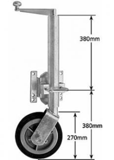 Jockey Wheel Extra Heavy Duty 10