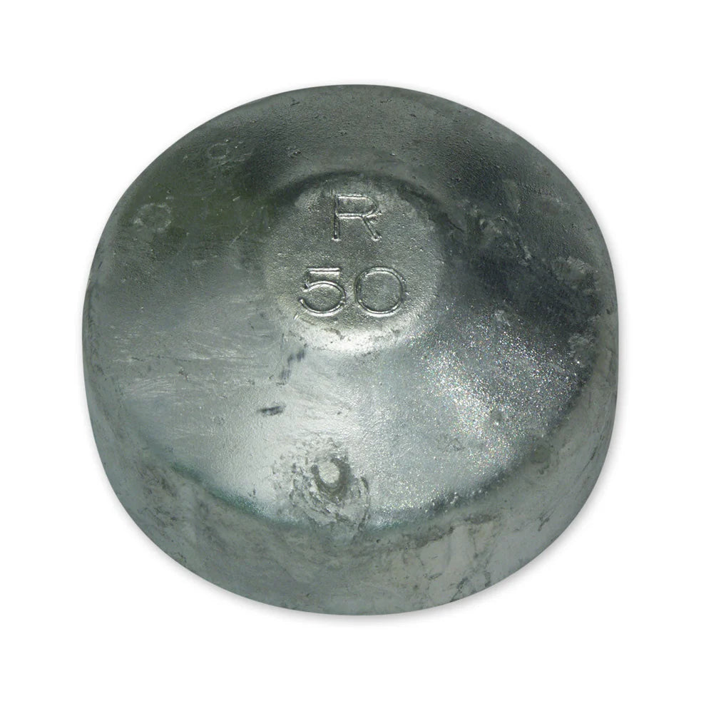 Galvanised Post Cap 50mm NB