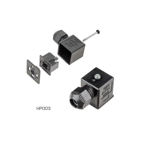 DIN Connector 4 Terminals PG11 Thread Polyamide