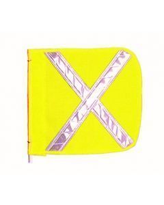 Flag Yellow Reflective Cross