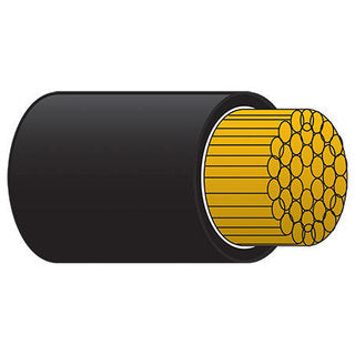 Cable Single Core 6mm Black 30m