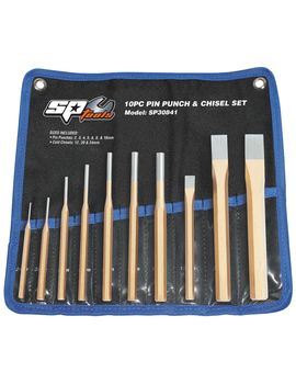 Pin Punch & Chisel Set 10pc