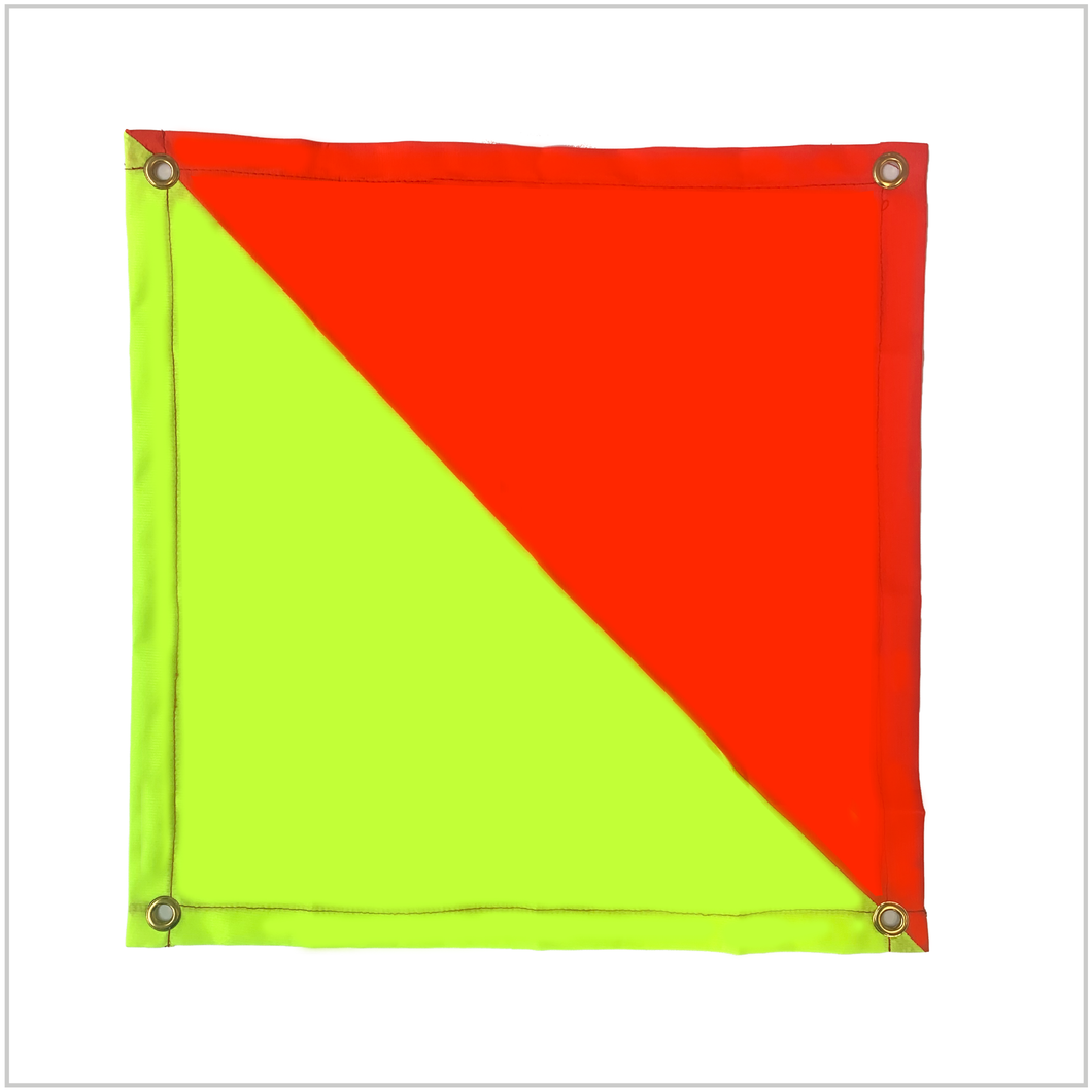 Oversize Flag Red & Yellow