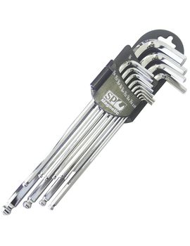 Magnetic Ball Drive Hex Key Set SAE 13 Piece