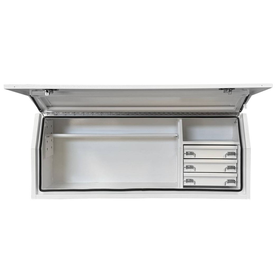Full Lid 2100mm x 600mm x 820mm White Toolbox