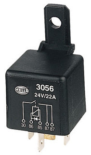 Relay With Diode Normally Open 5-Pin 22A 24V
