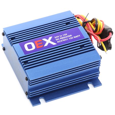 OEX Voltage Reducer 24V to 12V - Switch Mode Single Circuit 10A