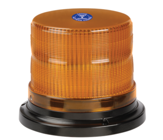 Beacon Pulse High Output Strobe LED 12/24V Flange Base Amber