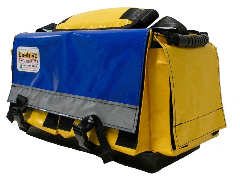 Beehive Toolbag Side Pocket Double Base with Hard Moulded Base & Rubber Handles