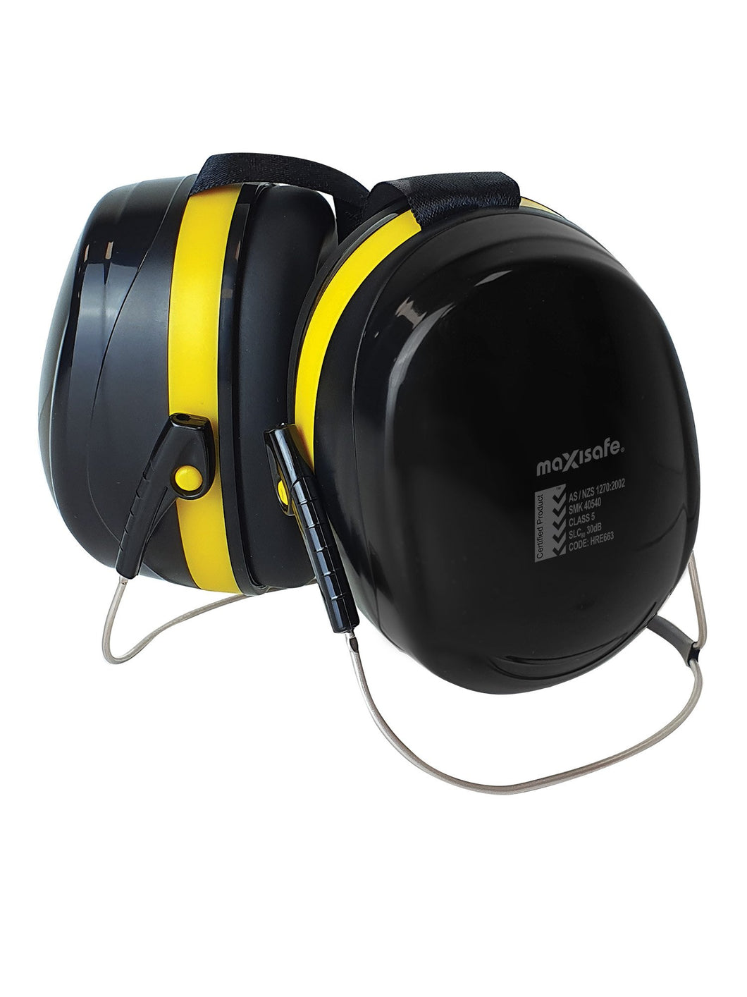 Maxisafe Neck Style Earmuff 30dB - Class 5 - Yellow