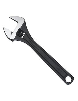 Wide Jaw Adjustable Premium Wrench - Black 375mm