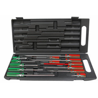 Screwdriver Set 13pc Phillips/Slotted Plastic Carr