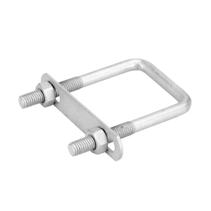 M8 x 75 x 43mm Galvanised U Bolt Square