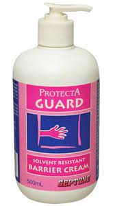 Septone Protecta Guard Solvent Resistant Barrier Cream Pump Pack 500ml