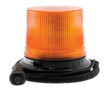 Large LED Beacon Amber Magnetic Base 12-24V