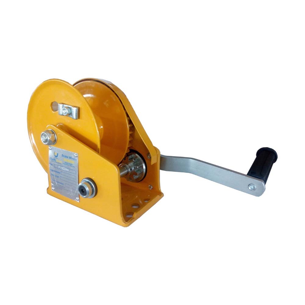 Pacific Hand Winch with Brake Manual - Capacity: 545kg / 1200 lbs