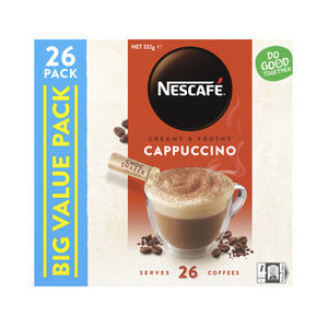 Nescafe Coffee Sachets Cappuccino 26pk