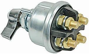 Battery Isolation Master Switch On/Off DPST 12/24V 4 Post