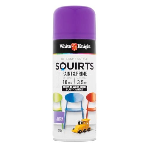 White Knight Squirts Spray Paint 310g -Purple