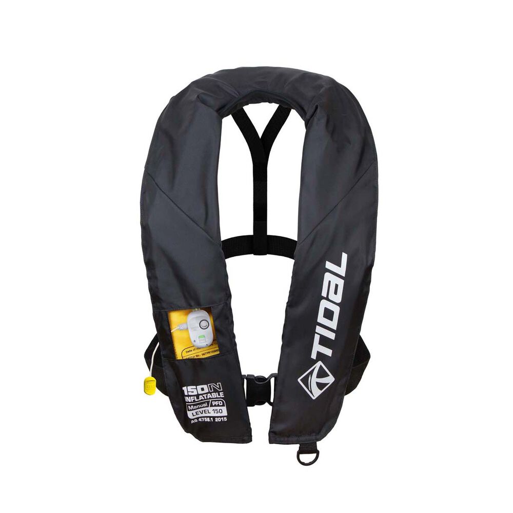 Tidal Manual Inflatable PFD 150N Black