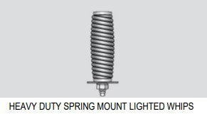 Heavy Duty Spring Mount For Lighted Whips