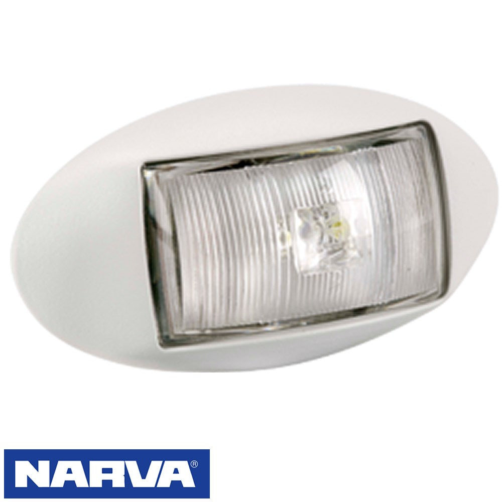 LED Front Outline Lamp White White Base 10-33V