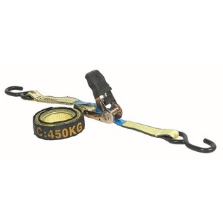 Tie Down Ratchet Strap 25mm x 4m 450kg