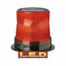 Beacon Sonically Sealed Strobe 12-48V Flange Base Red