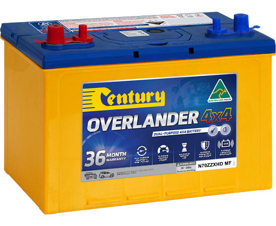 Century Overlander 4x4 Dual Purpose Battery 760CCA 100AH