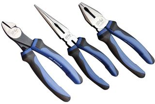 Long Nose Pliers Cutter Set 200mm 3 Piece