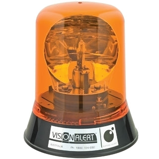 Beacon 500 Series Revolving 12-24V Flange Base Amber