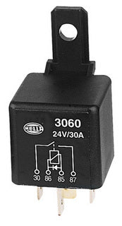 NLA Relay With Diode Normally Open 4-Pin 30A 24V