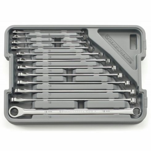 Ratchet Wrench Set - XL Gearbox - 12 Piece Metric