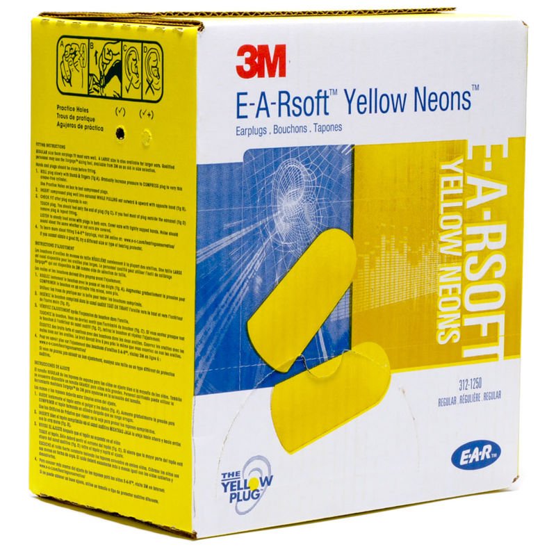 3M E-A-Rsoft Yellow Neons